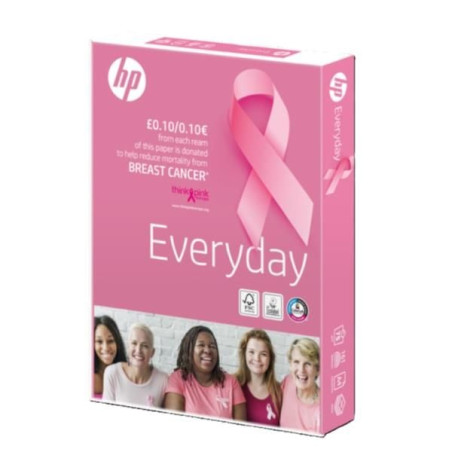 Carta in risma hp cf5hp a4 pink ream everyday 75gr rosa [cf5hp75pink/a4]