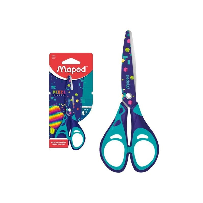 Forbice maped pixel party 13cm multicolore [464917]