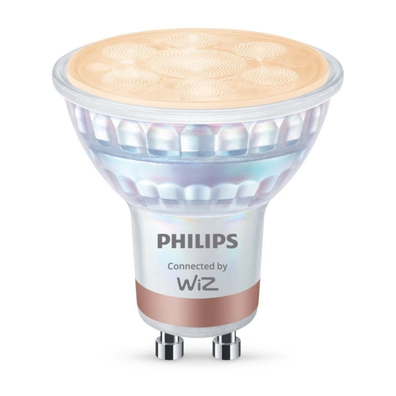 Lampadina intelligente philips tw gu10 smart 50w con wi-fi/bluetooth