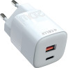 Caricabatterie celly usb/usb-c 20w bianco [tc2usbusbc20evo]