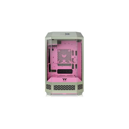 Case thermaltake the tower 300 mini-tower atx verde chiaro/rosa