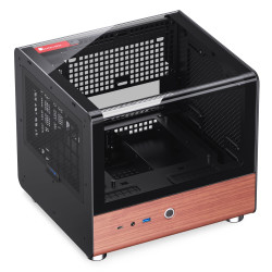 Case jonsbo tk-0 mini-tower, mini-itx, tempered glass,