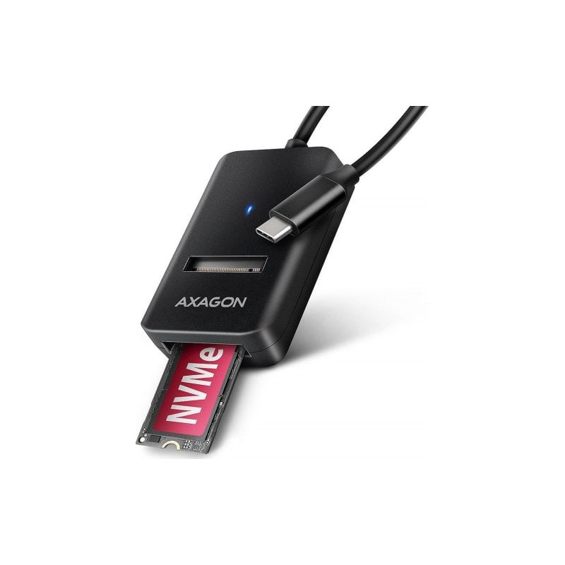 Adattatore usb axagon adm2-cm con cavo usb tipo c 10cm nero [aiaxnoamd2cm001]
