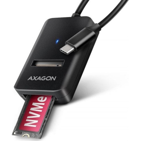 Adattatore usb axagon adm2-cm con cavo usb tipo c 10cm nero [aiaxnoamd2cm001]