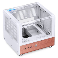 Case jonsbo tk-0 mini-tower, mini-itx, tempered glass,